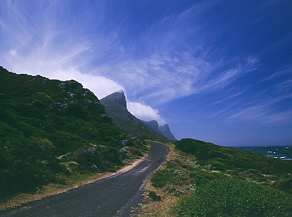 Stra&szlig;e nach Black Rocks