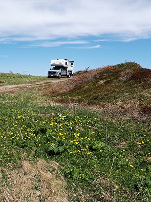 Camper am Strand