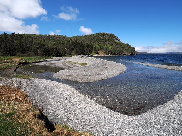 Ankunft am Strand