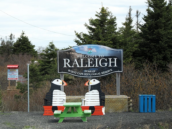 Eingang von Raleigh