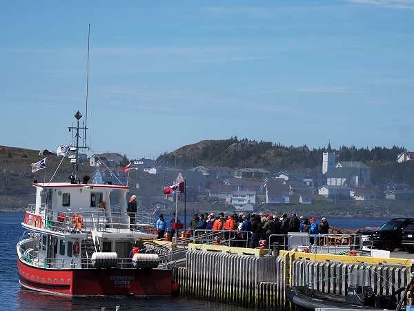 twillingate boat tours Boarding