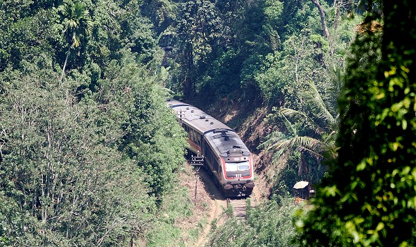 Blick auf die Eisenbahn